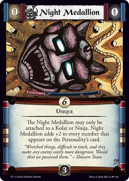 Night Medallion