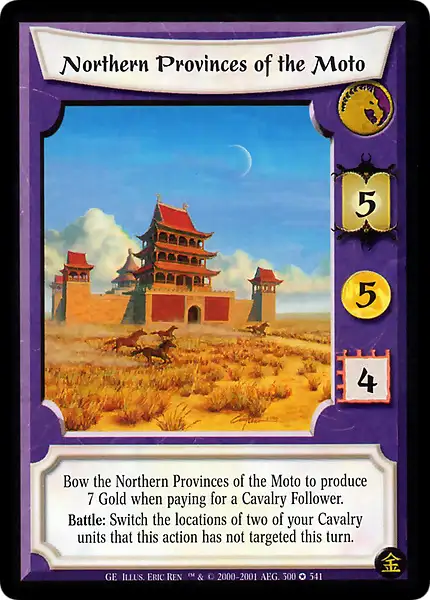 Northern Provinces of the Moto