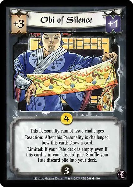 Obi of Silence
