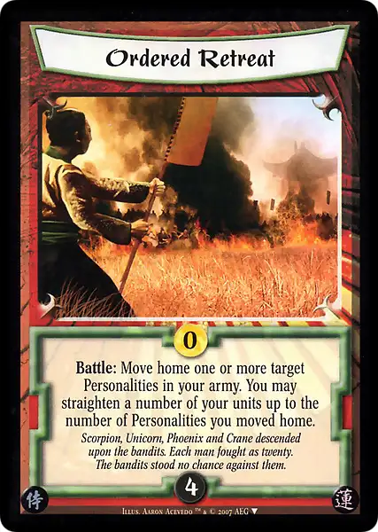 Ordered Retreat