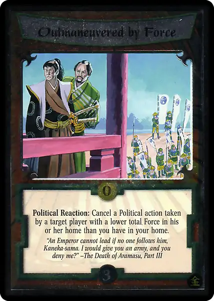 Outmaneuvered by Force