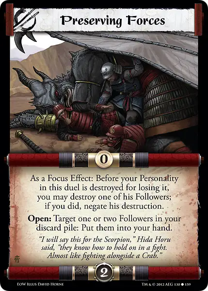 Preserving Forces