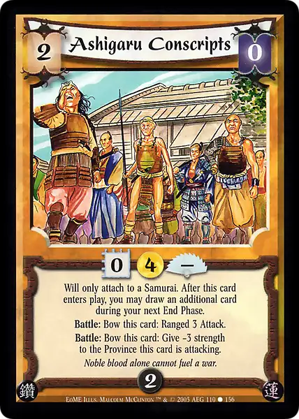 Ashigaru Conscripts