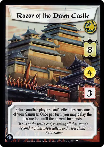 Razor of the Dawn Castle