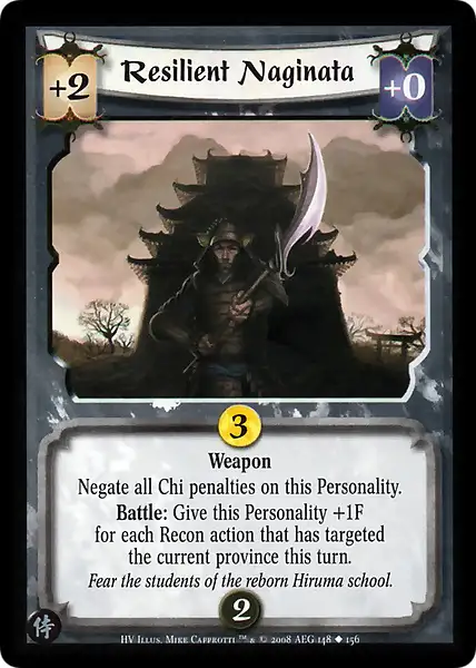 Resilient Naginata