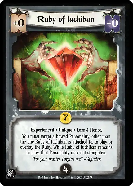 Ruby of Iuchiban • Experienced