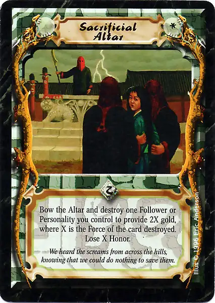 Sacrificial Altar
