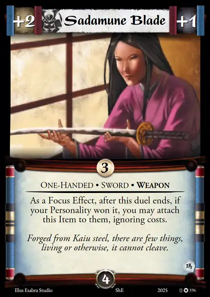 Sadamune Blade
