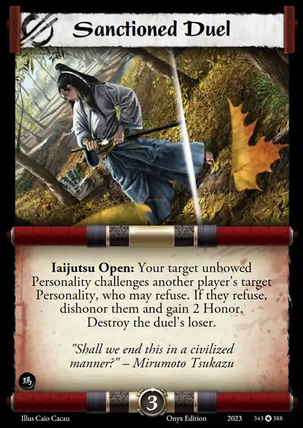 Sanctioned Duel
