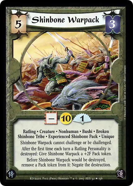 Shinbone Warpack • Experienced