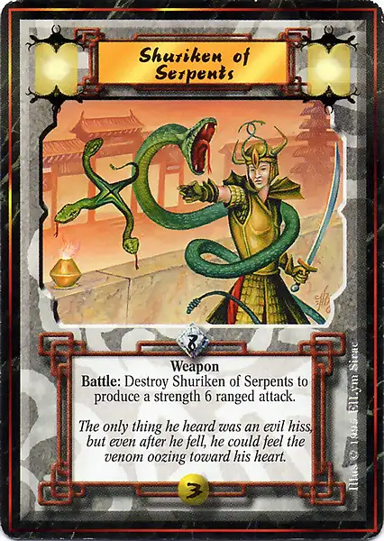 Shuriken of Serpents