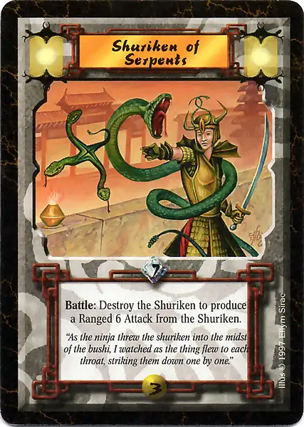 Shuriken of Serpents