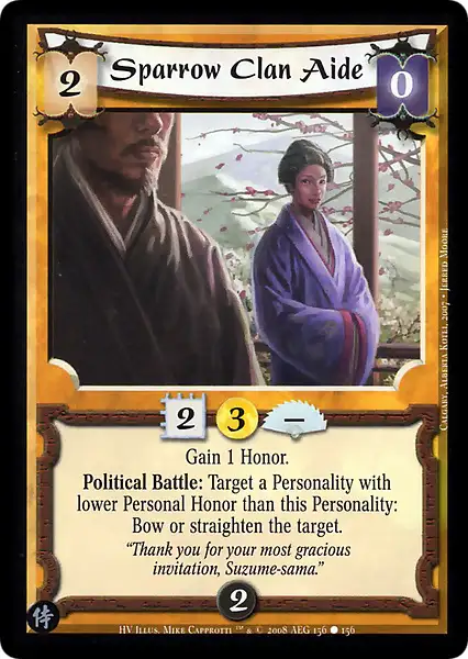 Sparrow Clan Aide