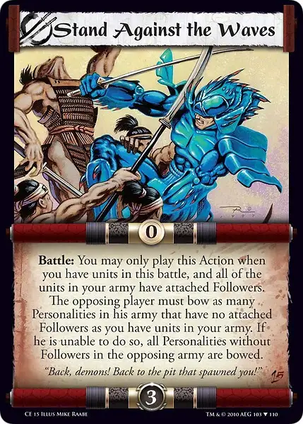 Stand Against the Waves