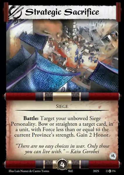 Strategic Sacrifice