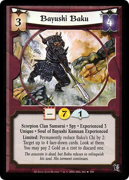 Bayushi Baku • Experienced 3
