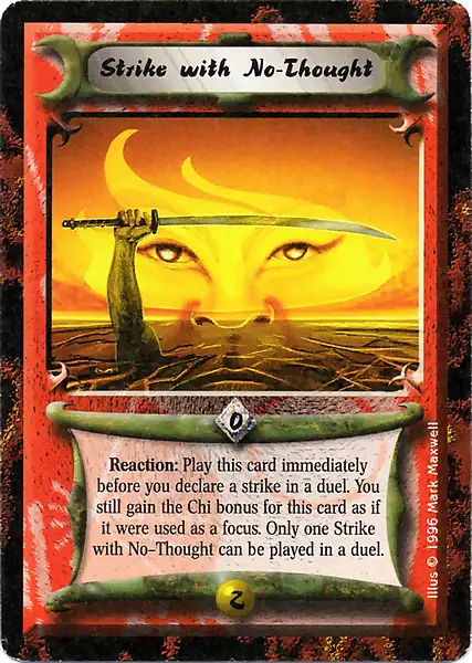 Strike With No-Thought