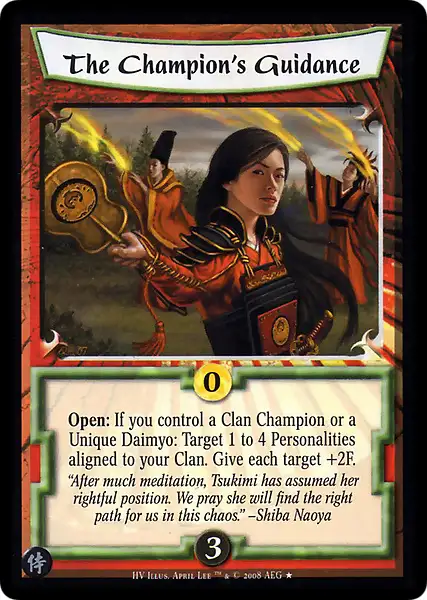 The Champion's Guidance