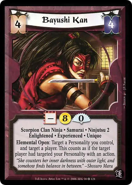 Bayushi Kan • Experienced