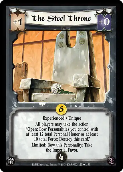 The Steel Throne • Experienced