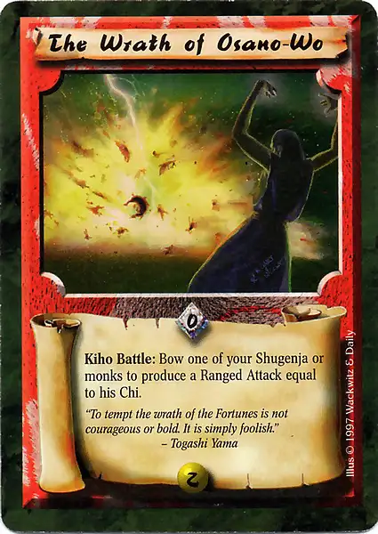 The Wrath of Osano-Wo