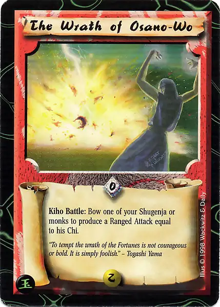 The Wrath of Osano-Wo