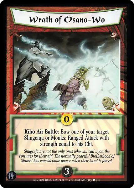 The Wrath of Osano-Wo