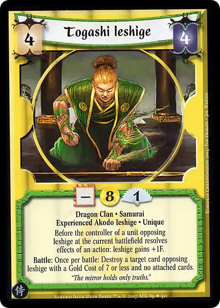 Togashi Ieshige • Experienced