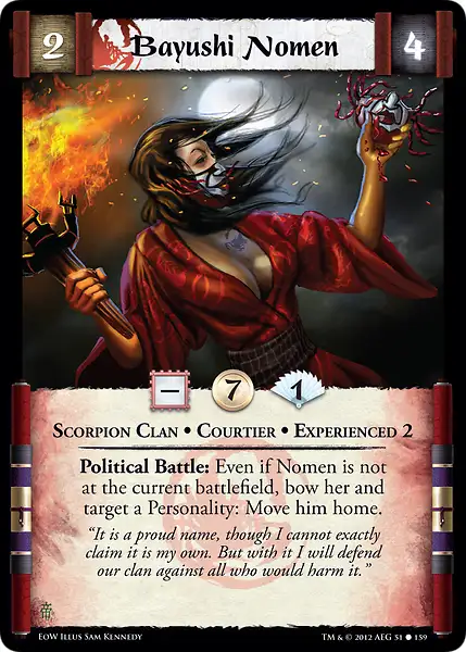 Bayushi Nomen • Experienced 2