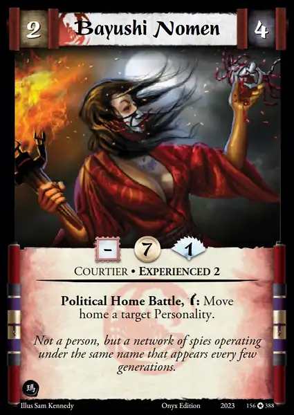 Bayushi Nomen • Experienced 2
