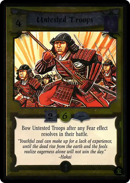 Untested Troops