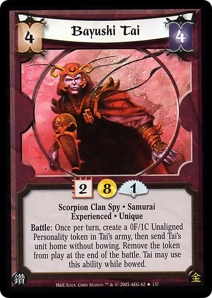Bayushi Tai • Experienced