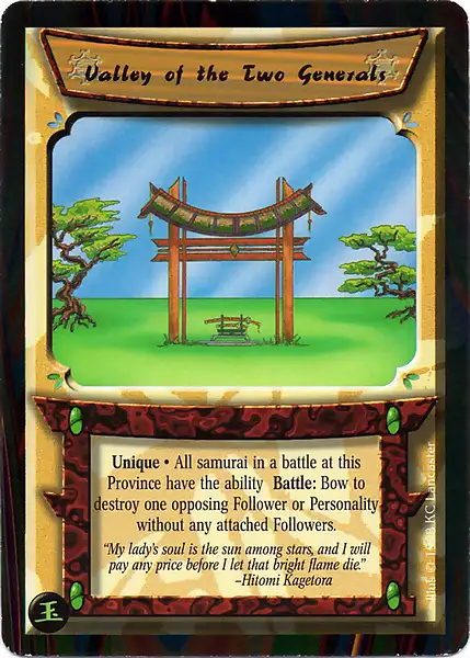 Valley of the Two Generals