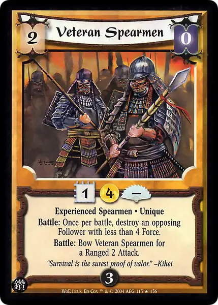 Veteran Spearmen • Experienced