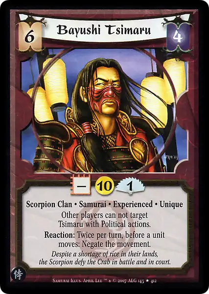 Bayushi Tsimaru • Experienced