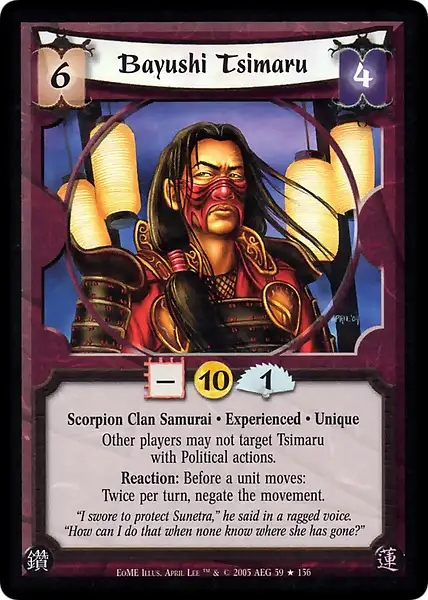 Bayushi Tsimaru • Experienced