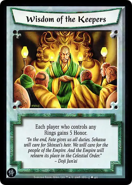 Wisdom of the Keepers