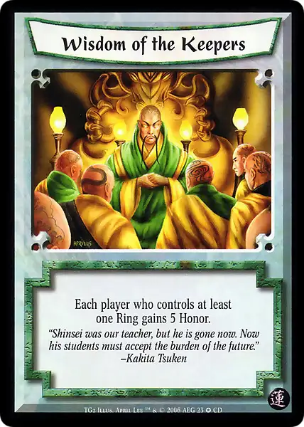 Wisdom of the Keepers