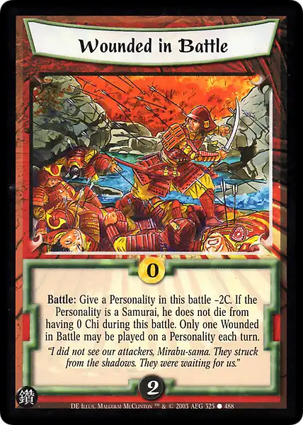 Wounded in Battle