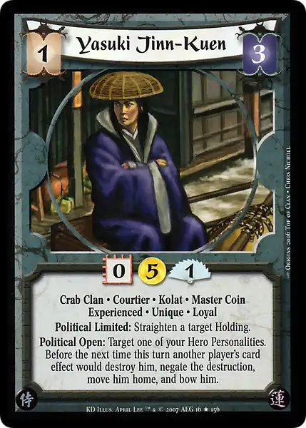 Yasuki Jinn-Kuen • Experienced