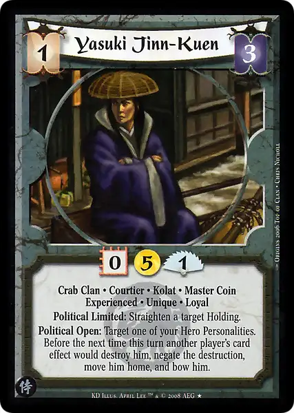 Yasuki Jinn-Kuen • Experienced
