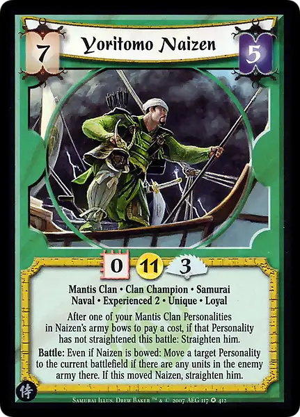 Yoritomo Naizen • Experienced 2