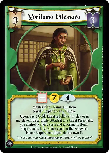 Yoritomo Utemaro • Experienced