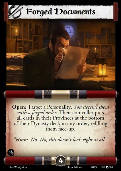 Forged Documents