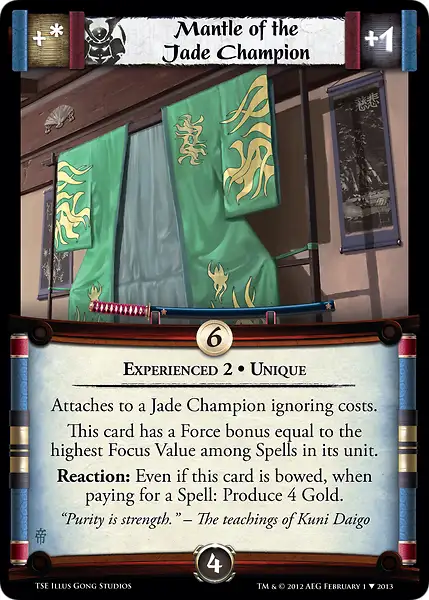 Mantle of the Jade Champion • Experienced 2